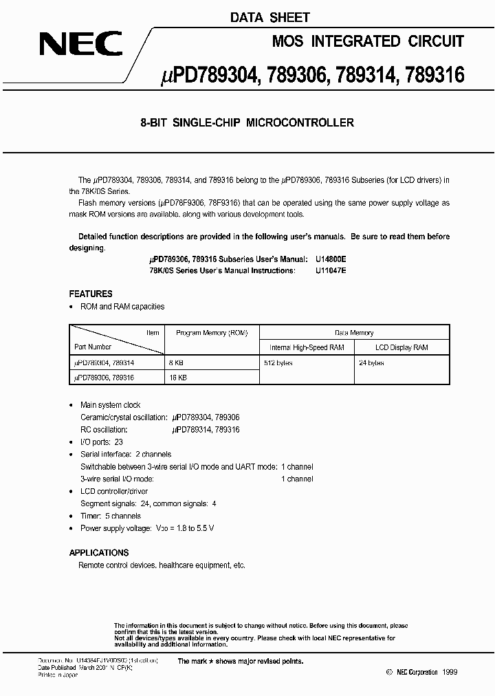 UPD789304_235640.PDF Datasheet