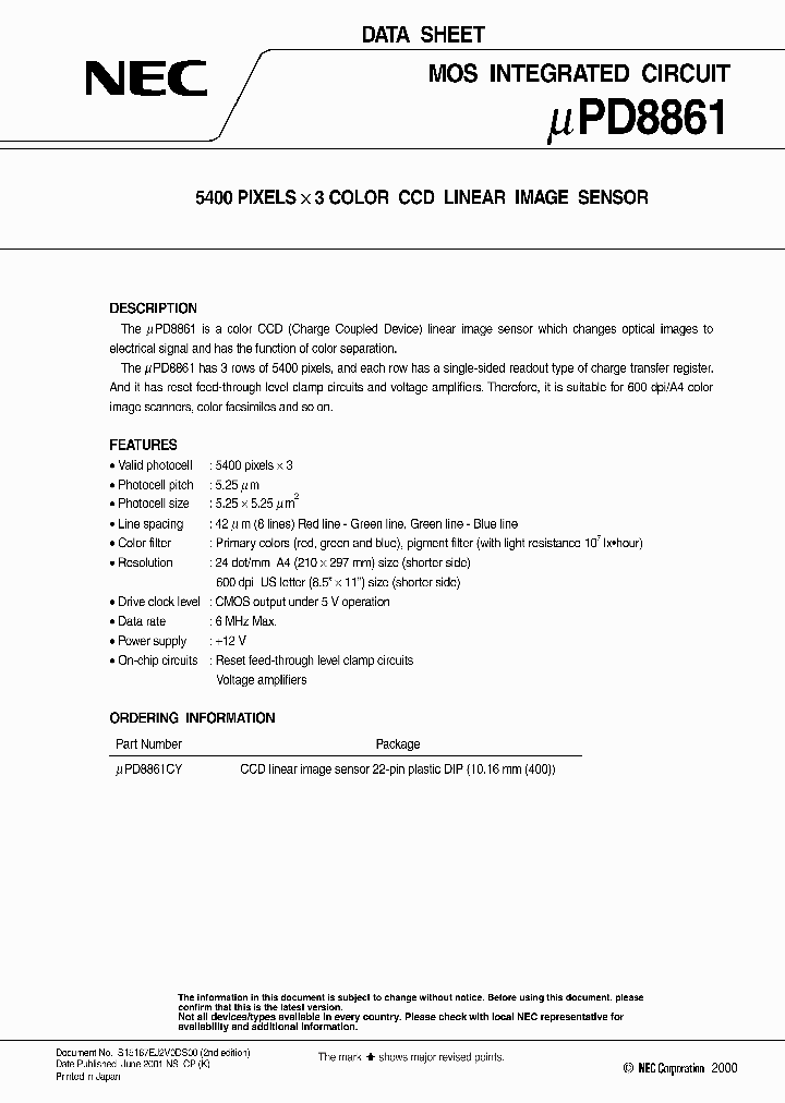 UPD8861_250756.PDF Datasheet