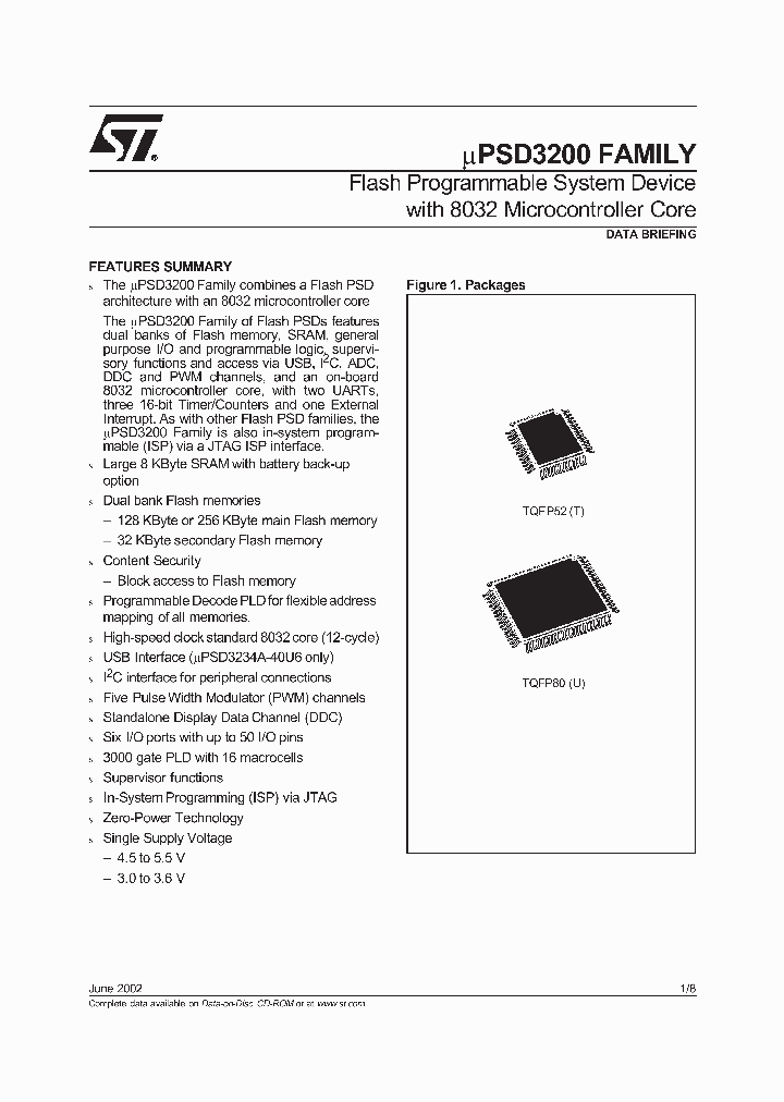 UPSD3200_216074.PDF Datasheet