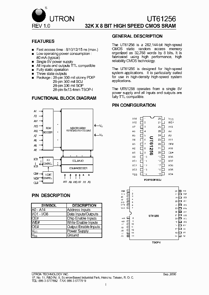 UT61256_242406.PDF Datasheet