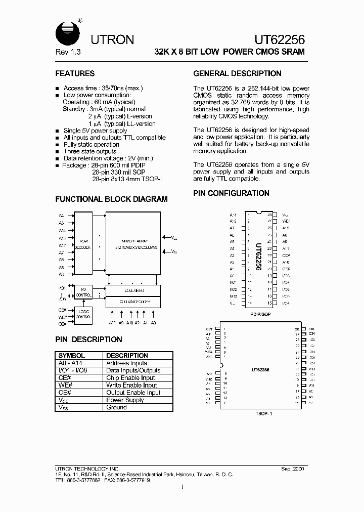 UT62256SC-70_235175.PDF Datasheet