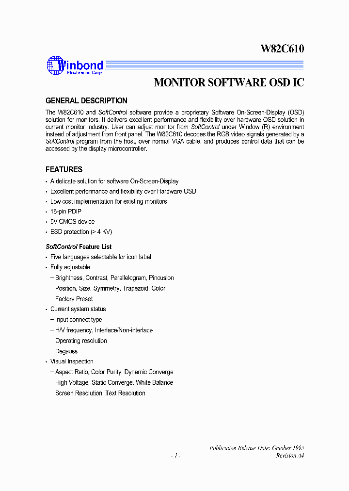 W82C610_52648.PDF Datasheet