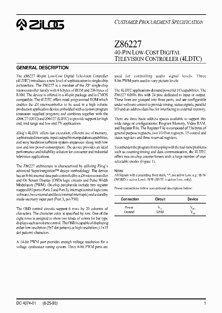 Z86227_257051.PDF Datasheet