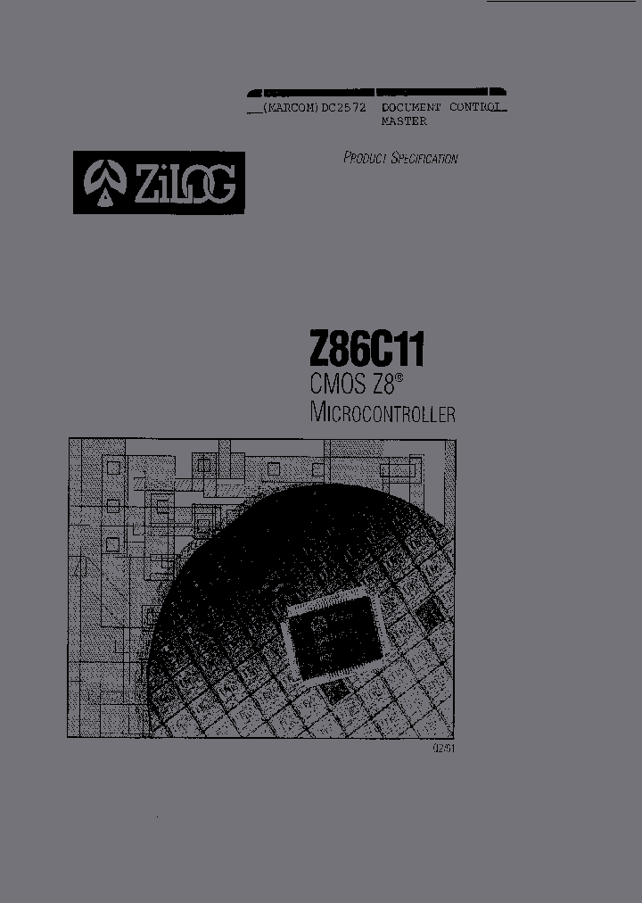 Z86C11_256228.PDF Datasheet
