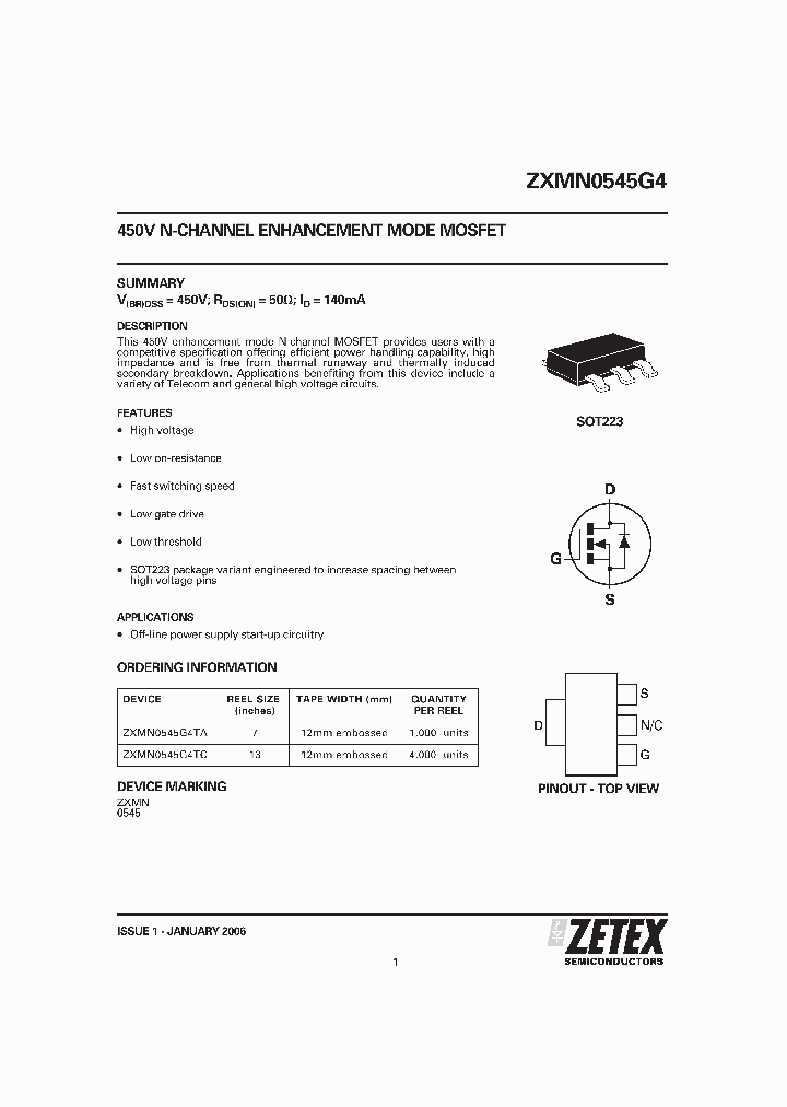 ZXMN0545G4_251068.PDF Datasheet