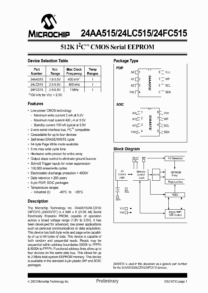 24LC515_216873.PDF Datasheet
