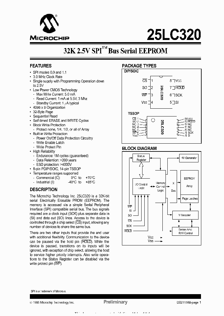 25LC320_223365.PDF Datasheet