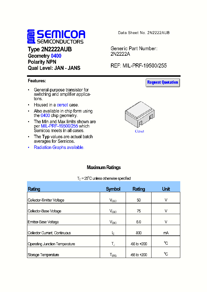 2N2222AUB_220507.PDF Datasheet
