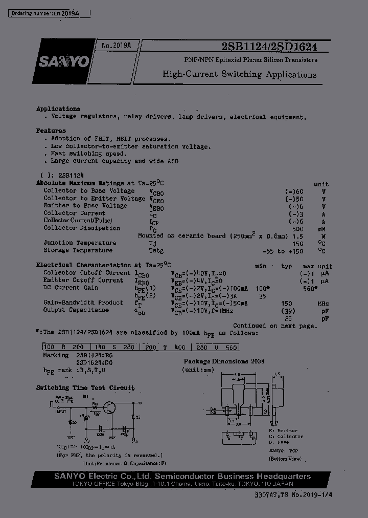 2SB1124_6741.PDF Datasheet