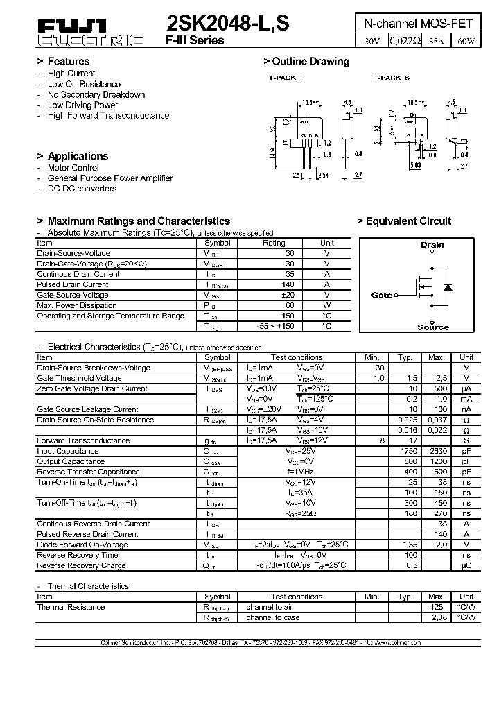 2SK2048-L_234150.PDF Datasheet