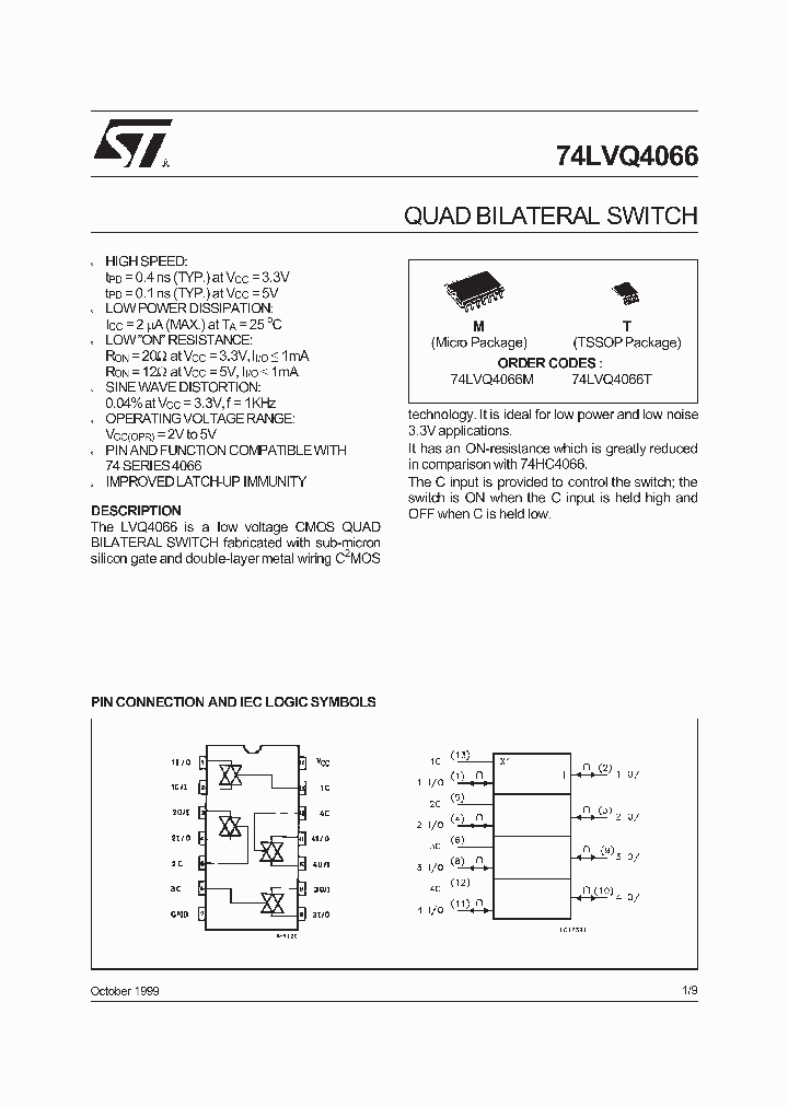 74LVQ4066_216081.PDF Datasheet