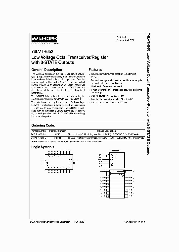 74LVTH652_213156.PDF Datasheet