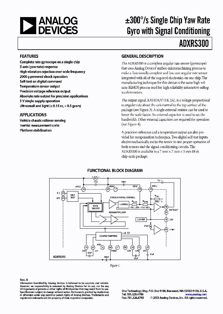 ADXRS300_231934.PDF Datasheet