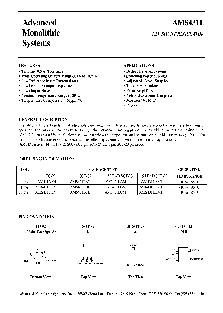 AMS431L_211606.PDF Datasheet