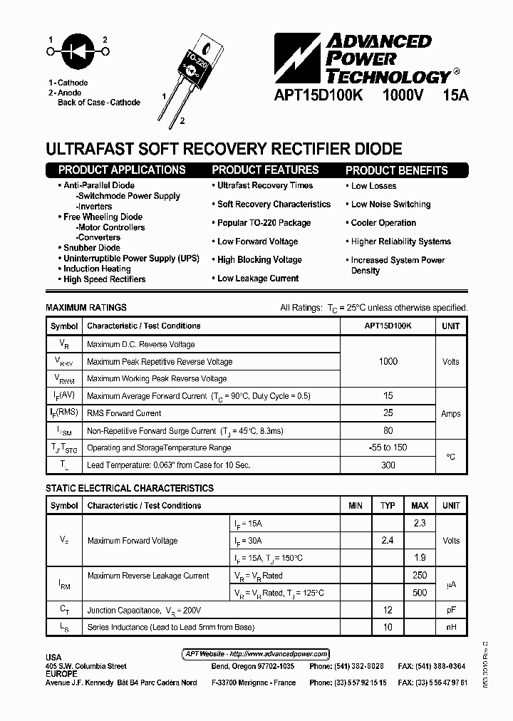 APT15D100K_202950.PDF Datasheet
