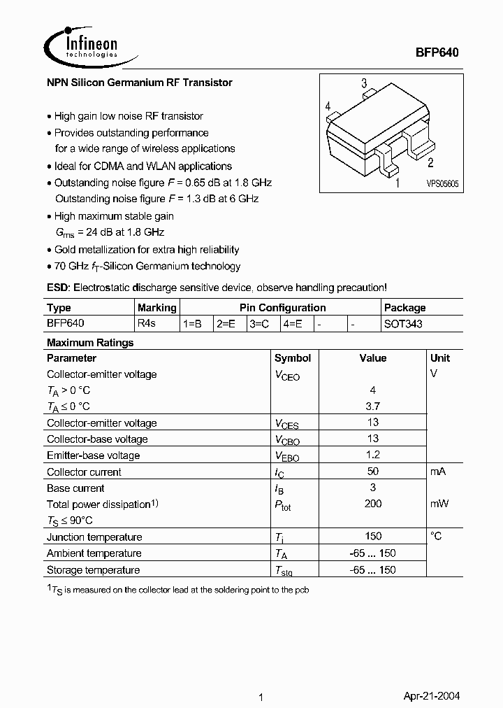 BFP640_245064.PDF Datasheet