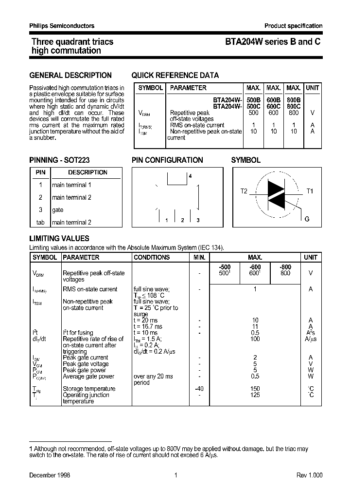 BTA204W-500B_227876.PDF Datasheet