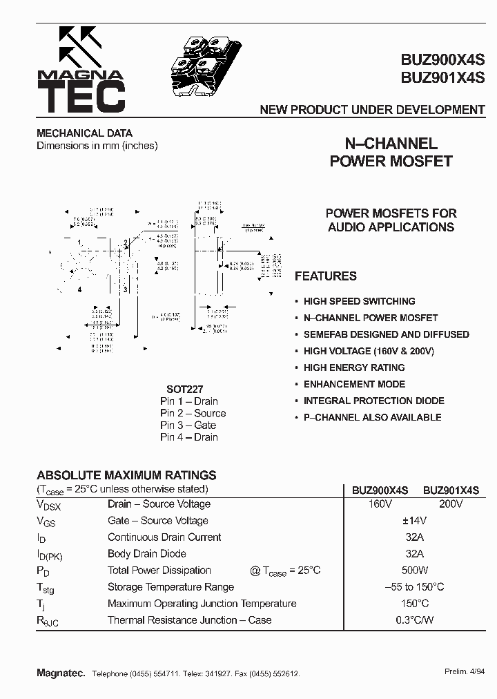 BUZ901X4S_212551.PDF Datasheet