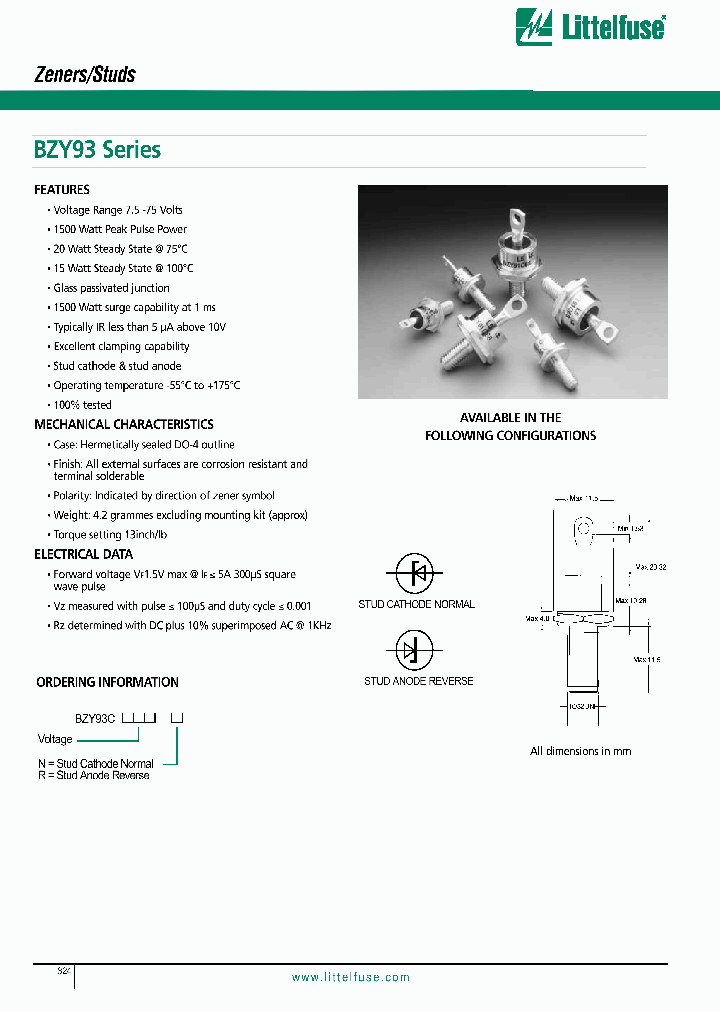 BZY93_198903.PDF Datasheet
