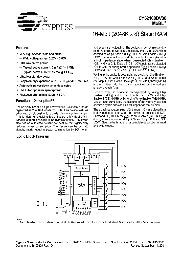 CY62168DV30_238712.PDF Datasheet
