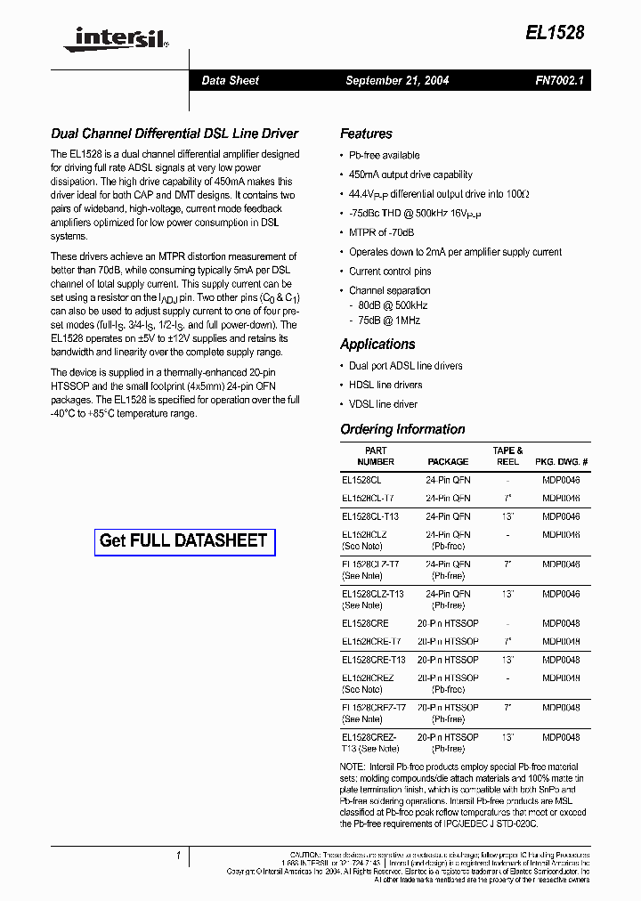 EL1528CL_213058.PDF Datasheet