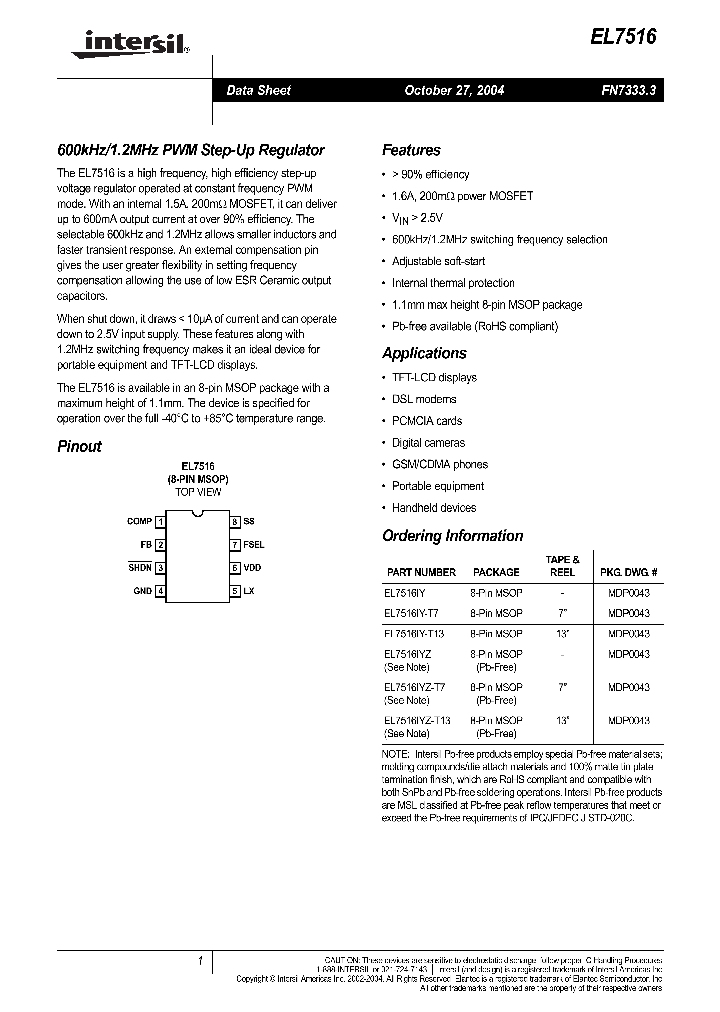 EL7516IYZ-_202821.PDF Datasheet