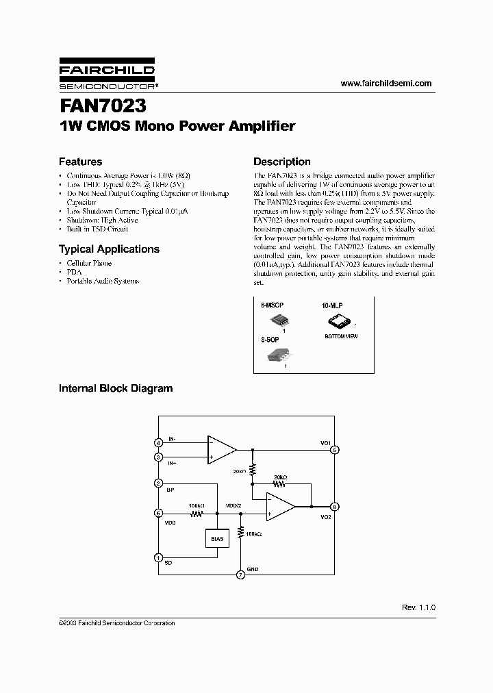 FAN7023_213328.PDF Datasheet