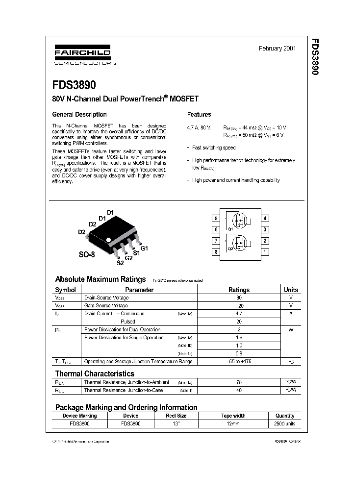FDS3890_273180.PDF Datasheet