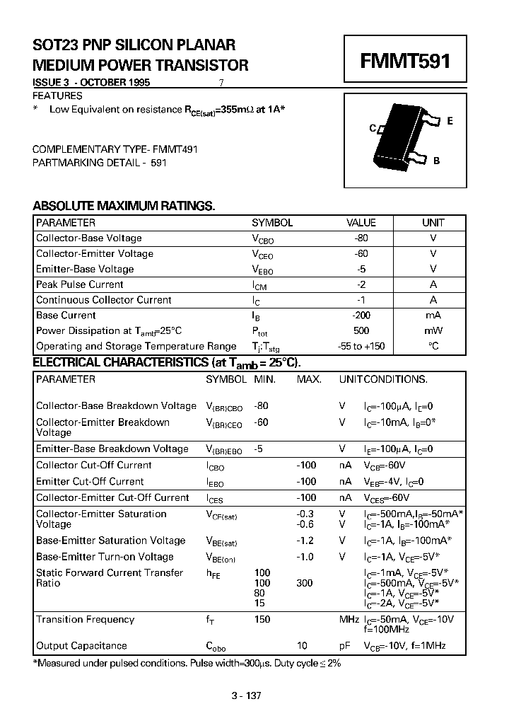 FMMT591_233726.PDF Datasheet