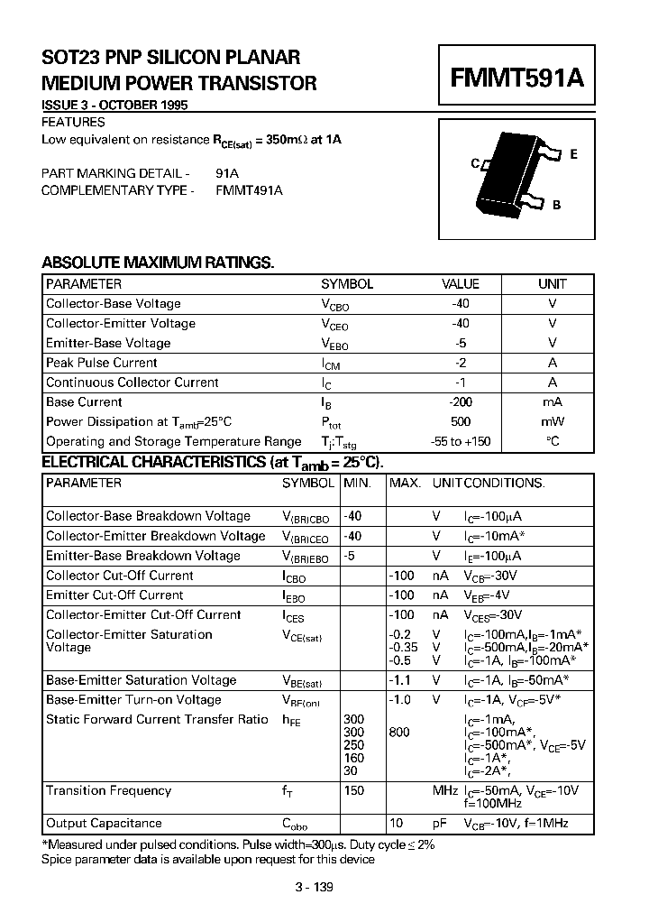 FMMT591A_233727.PDF Datasheet