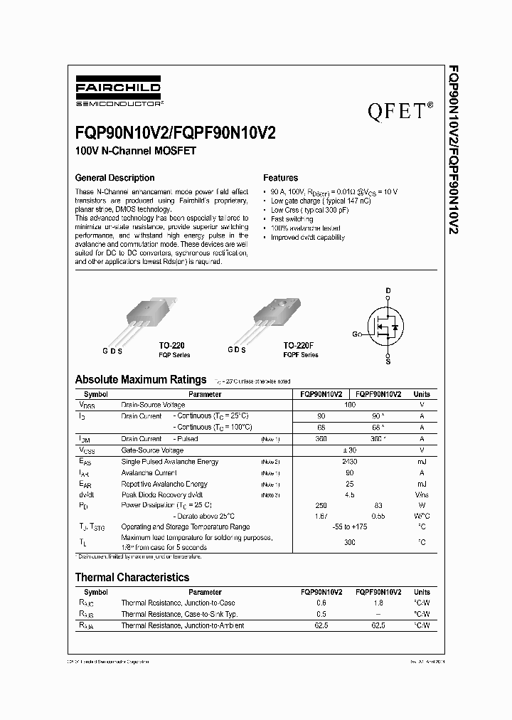 FQP90N10V2_235162.PDF Datasheet