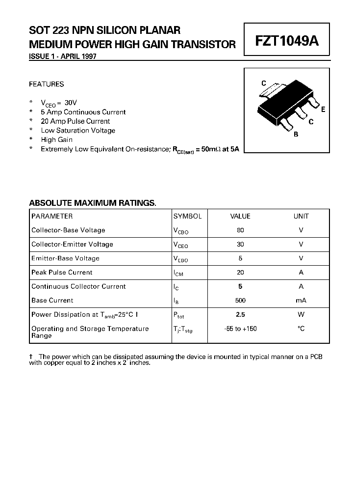 FZT1049A_237627.PDF Datasheet