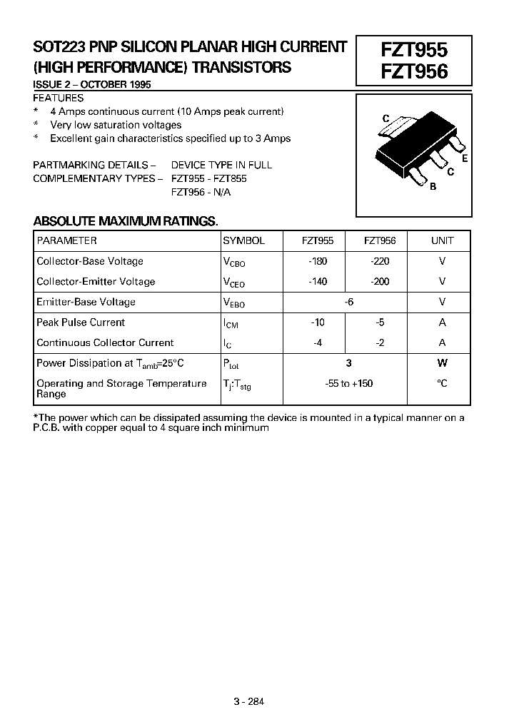 FZT955_188634.PDF Datasheet