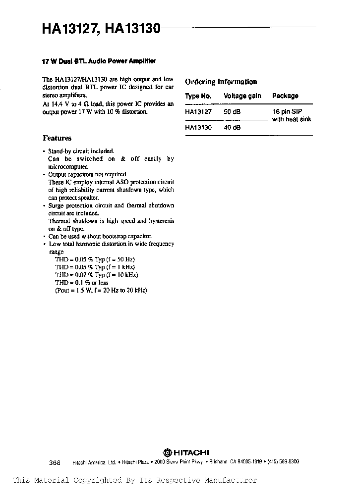 HA13127_133944.PDF Datasheet