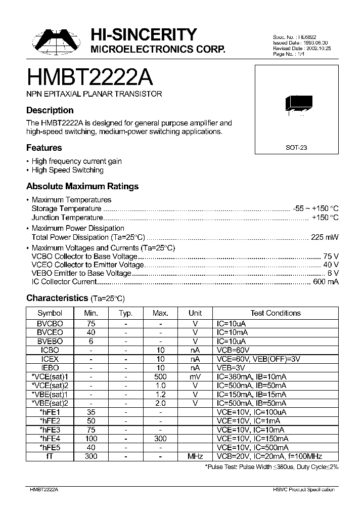 HMBT2222A_220545.PDF Datasheet