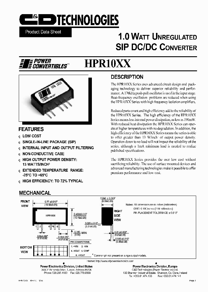 HPR1000_224342.PDF Datasheet