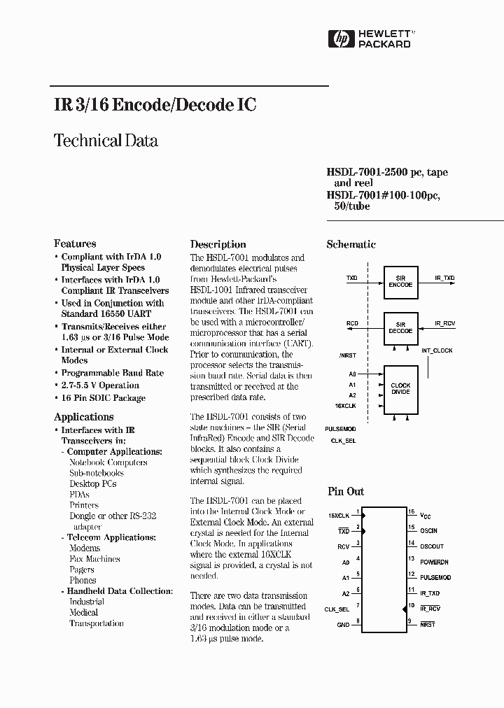 HSDL-7001-2500_230928.PDF Datasheet