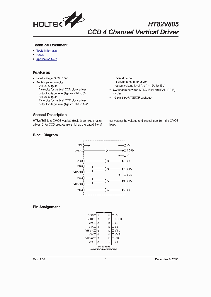 HT82V805_269693.PDF Datasheet