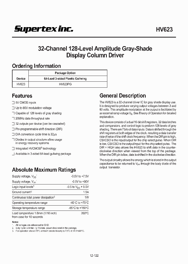 HV623PG_162650.PDF Datasheet