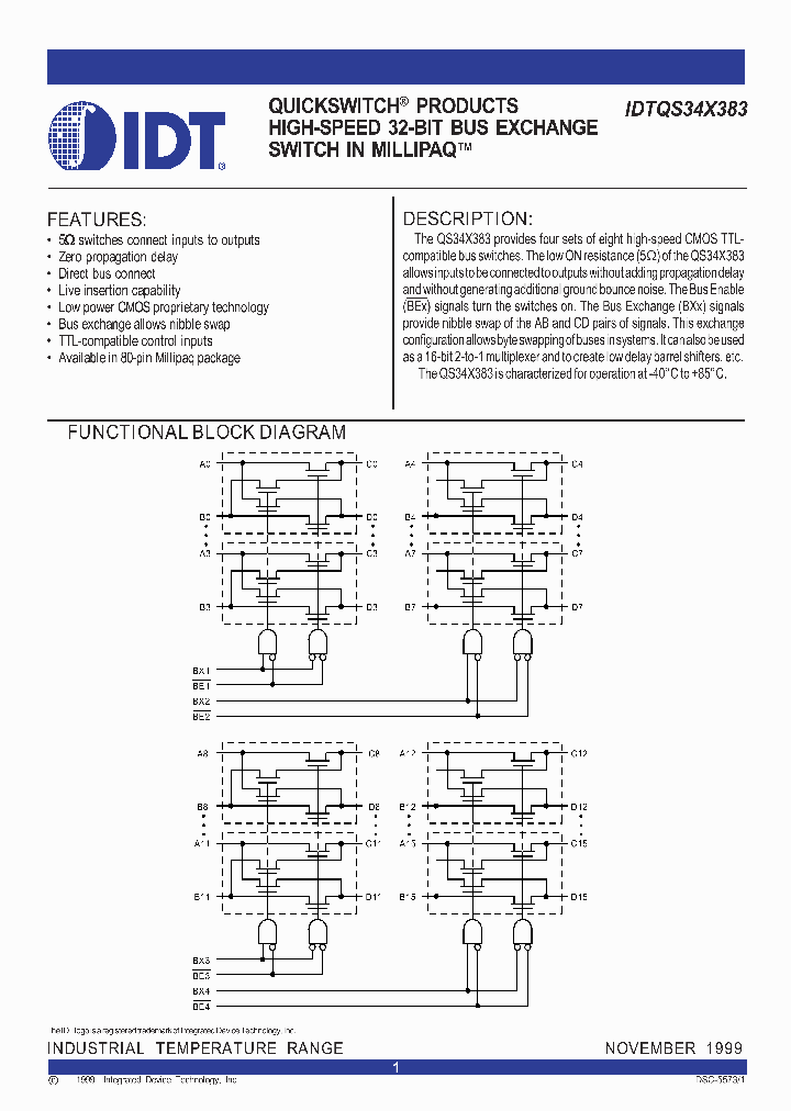 IDTQS34X383_219167.PDF Datasheet