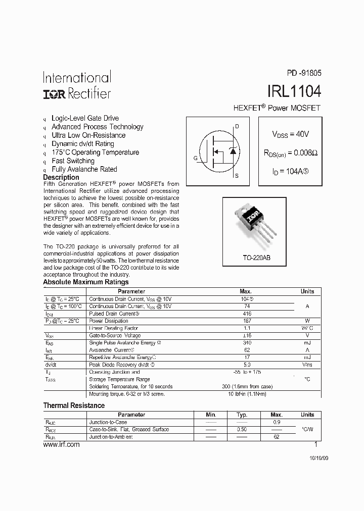 IRL1104_225037.PDF Datasheet