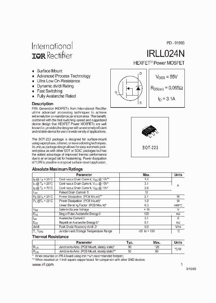 IRLL024N_235726.PDF Datasheet