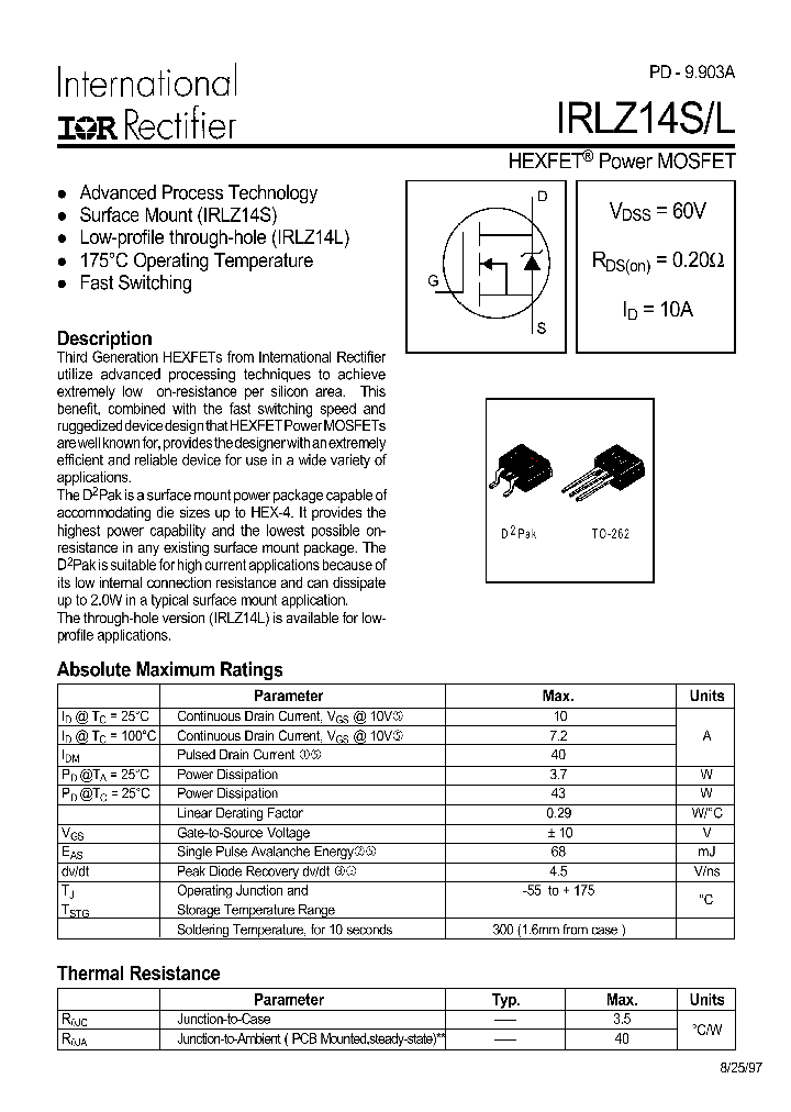 IRLZ14_225079.PDF Datasheet