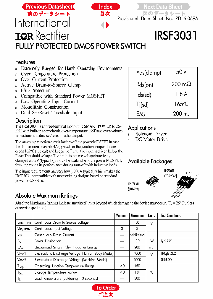 IRSF3031_227642.PDF Datasheet