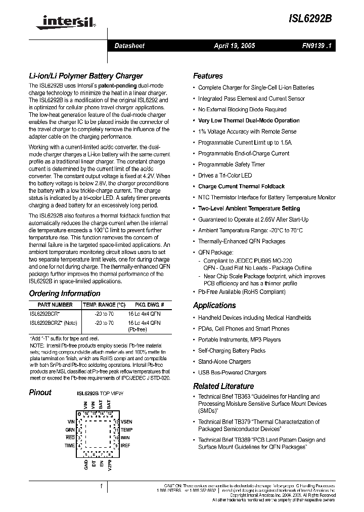 ISL6292BCR_199005.PDF Datasheet