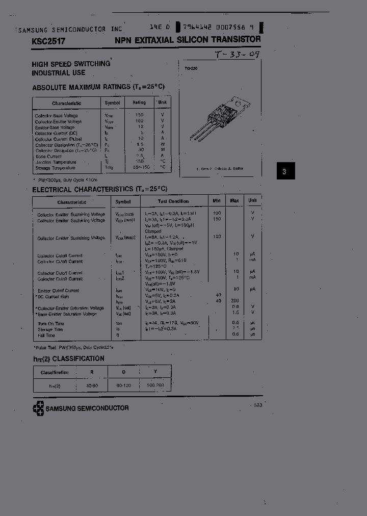 KSC2517_223692.PDF Datasheet