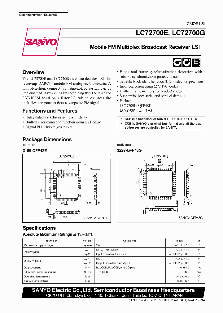LC72700E_274791.PDF Datasheet