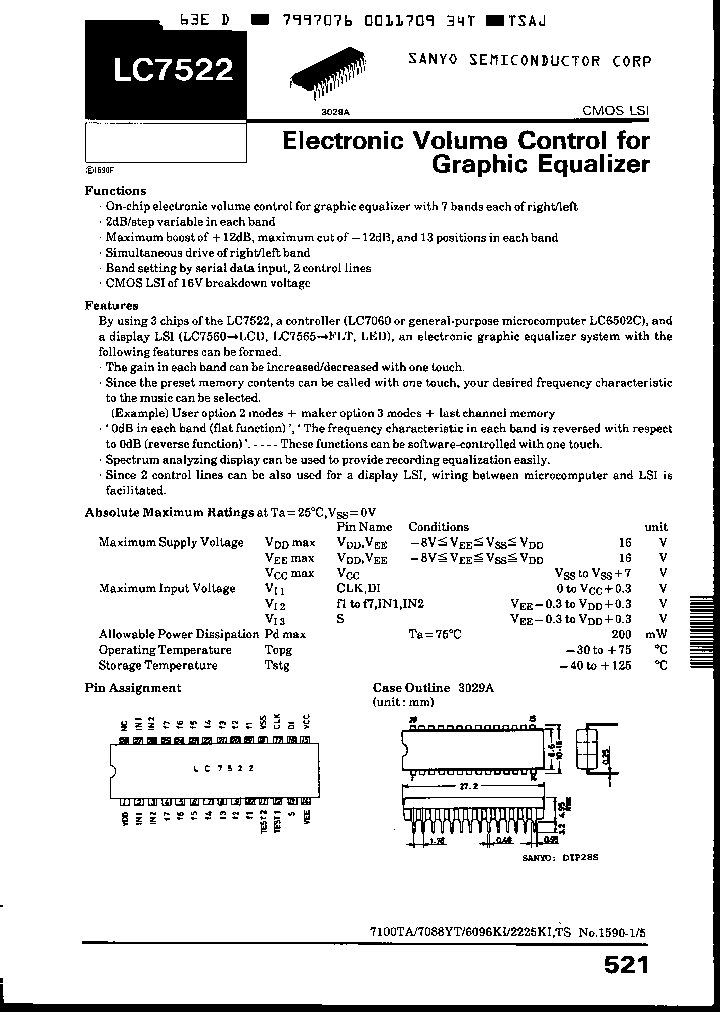 LC7522_189392.PDF Datasheet