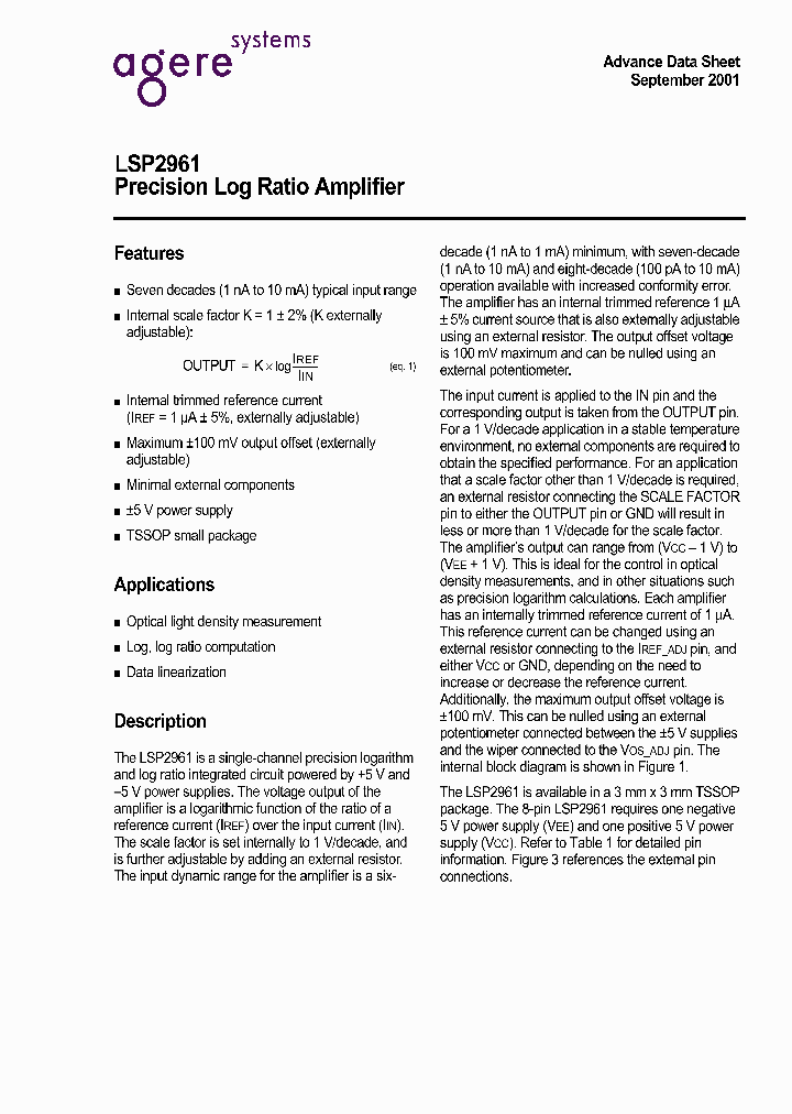 LSP2961_212281.PDF Datasheet