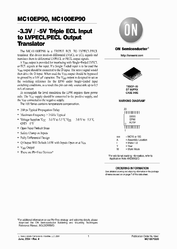 MC10EP90_83913.PDF Datasheet